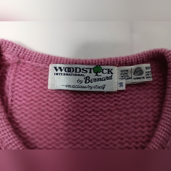 Vintage Woodstock by Benard 💯 Wool , double breasted Sweater. 38 ( small) - Picture 9 of 9